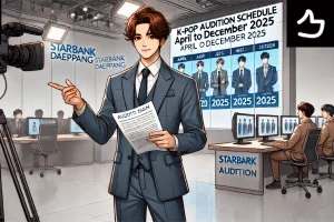Here is a concise overview of K-Pop audition schedules from April to December 2025: